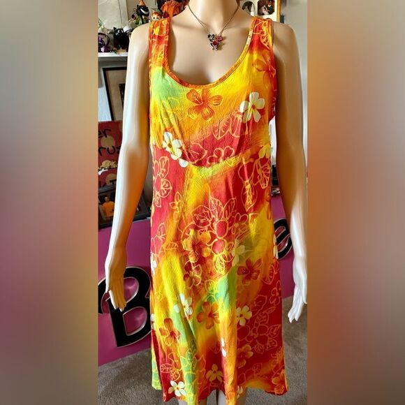 Jams World Hula Moon Fireflower Sundress XL NWT - Picture 1 of 8